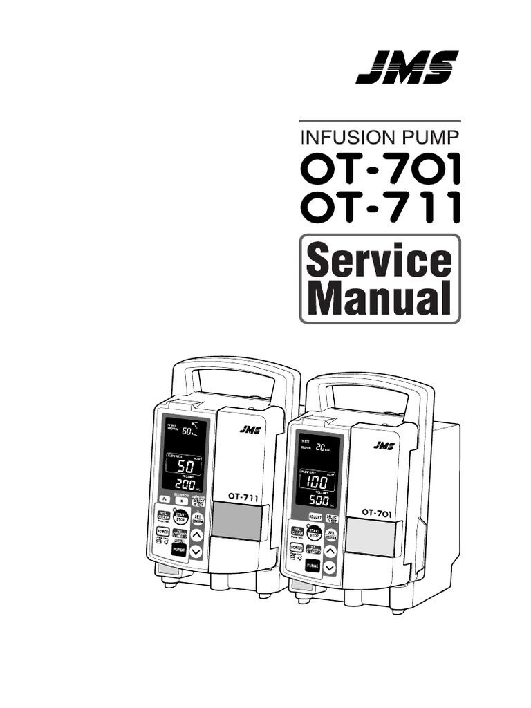 MS Bomba de Infusión JMS OT701 PDF Flow Measurement Vacuum Tube