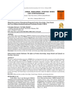 Sikap Etnosentrisme Memoderasi Pengaruh Product Knowledge, Citra Merek Dan Gaya Hidup Terhadap Keputusan Pembelian Produk UMKM