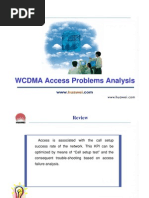 09 WCDMA RNO Access Failure Problem Analysis