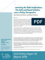 Examining Debt Implications Belt and Road Initiative Policy Perspective