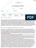 Plagiarism Scan Report: Plagiarism Unique Plagiarized Sentences Unique Sentences Content Checked For Plagiarism