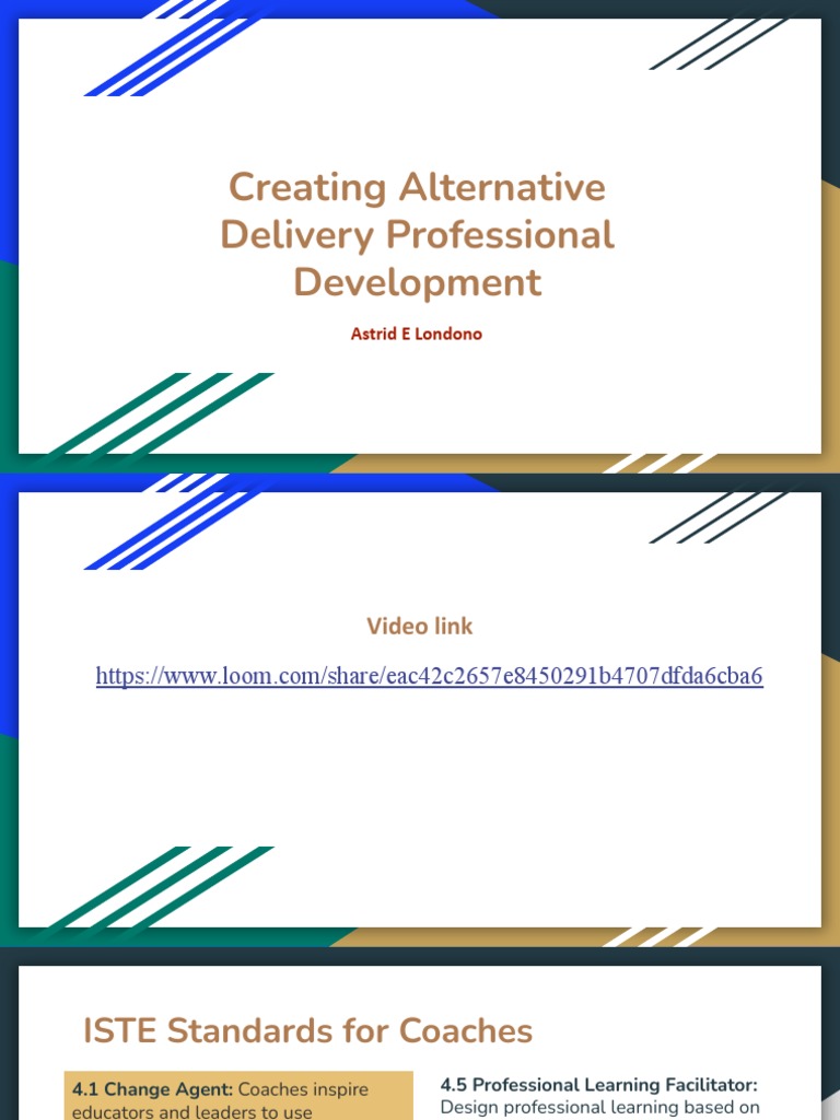 Creating Alternative Delivery Professional Development | PDF | Learning ...
