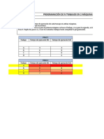 Programación Dos Máquinas