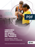 Cerrando Brechas de Genero en El Mundo Del Trabajo Centroamerica Mexico Panama y Republica Dominicana