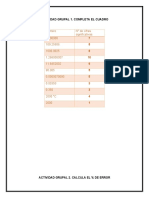 Trabajo 1 - Errores y Aproximaciones