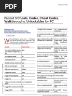 Download Wwwcheatcccom Fallout 3 Cheats Codes Cheat Codes Walkthroughs Unlockables for Pc by F4N4T1C SN57467965 doc pdf