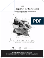 XII Congreso Español de Sociología