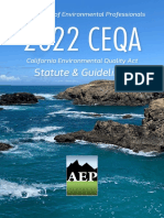 2022 CEQA Statue and Guidelines