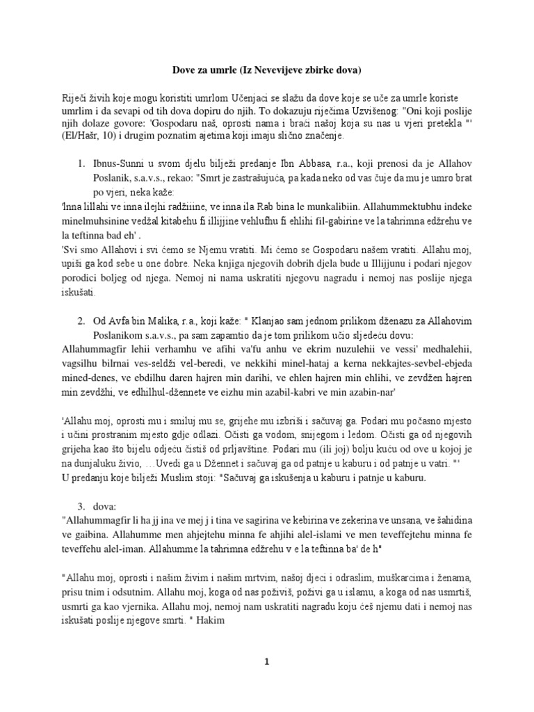 Dove Za Umrle PDF