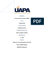 Test proyectivos: Informe de evaluación psicológica