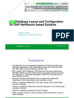 SAP DB2 Storage Layout