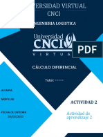 Actividad 2 - Calculo Diferencial - CNCI
