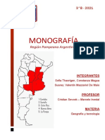 MONOGRAFIA - Región Pampeana de La Argentina