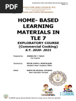 Quarter 1-Module 1 Cookery: Exploratory Course | PDF | Kitchen | Foods