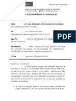 Informe de Pamparahuay