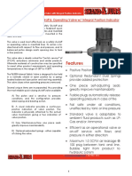 Features: 96330I Internal Safety Shutoff & Operating Valve W/ Integral Position Indicator