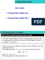 Chương 7. Phương Trình Vi Phân