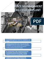Heidelberg Cement Plant Maintenance Management