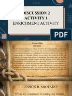 Enrich Ment Activity