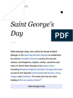 Saint George's Day - Wikipedia