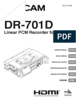 Linear PCM Recorder For DSLR: Owner'S Manual