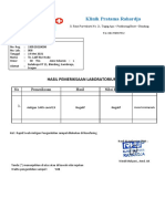 Hasil Covid Antigen