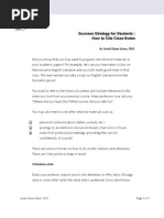 Download Success Strategy for Students - How to Cite Class Notes by Dr Sarah Elaine Eaton SN57471652 doc pdf