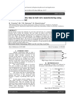 Reduction of Assembly Time in Ball Valve