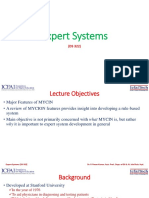 Expert Systems - MYCIN
