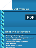 OJT Trainingslides