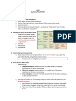 Osce Clinical Pelvimetry Materials: Tape Measure 1. Identify The Parts of The Bony Pelvis