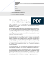 4.2 La Responsabilidad Social de Las Instituciones y Organizaciones