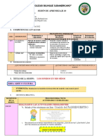 SESION DE APRENDIZAJE 40