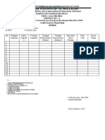 Form Data Prestasi Siswa