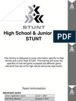 Stunt The Sport HS JH Training