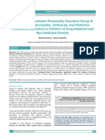 A Comparison Between Personality Disorders Group B Borderline Narcissistic Antisocial and Histrion