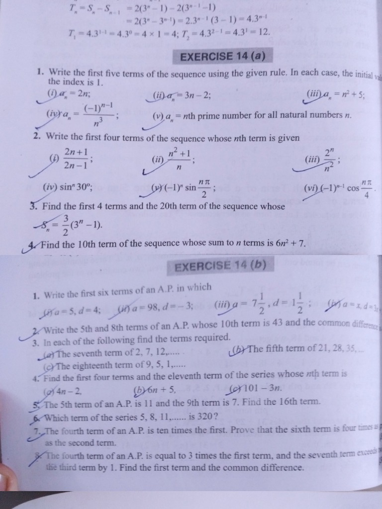 Arithmetic Progression Sequence Problems | PDF | Elementary Mathematics ...