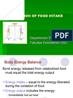 Regulation of Food Intake: Departemen Fisiologi Fakultas Kedokteran USU