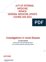 Investigations in Renal Disease