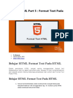 Belajar HTML Part 5