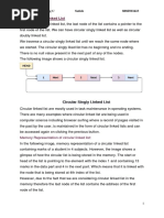 Circular Singly Linked List: Data Structures Using C Satish 8886503423