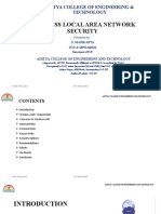 Wireless Local Area Network Security: Aditya College of Engineering & Technology