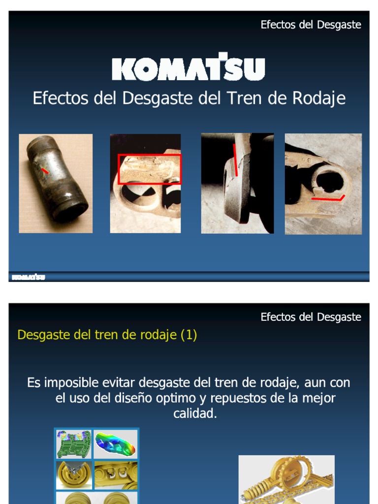 Efecto de Desgaste en Maquinaria Pesada | PDF | Tecnología