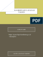 Rapat Koordinasi Layanan Vaksin