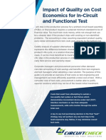 Impact of Quality On Cost Economics For In-Circuit and Functional Test