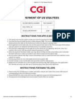 Apply For A U.S. Visa - Receipt For Payment