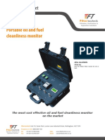 Portable Oil and Fuel Cleanliness Monitor: Technical Datasheet