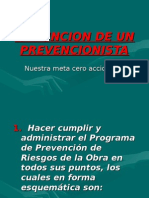 La Funcion de Un Prevencionista