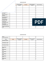 Blank Audition Rep Chart