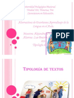 Diapositivas de Tipologa de Textos